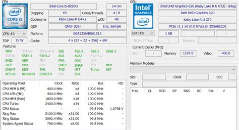 i5 8250u cpu benchmark.